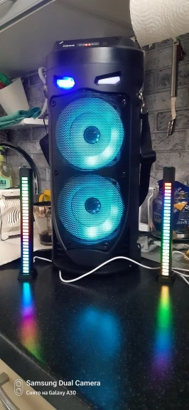 32 LED RGB Sound Control Rhythm Lights photo review