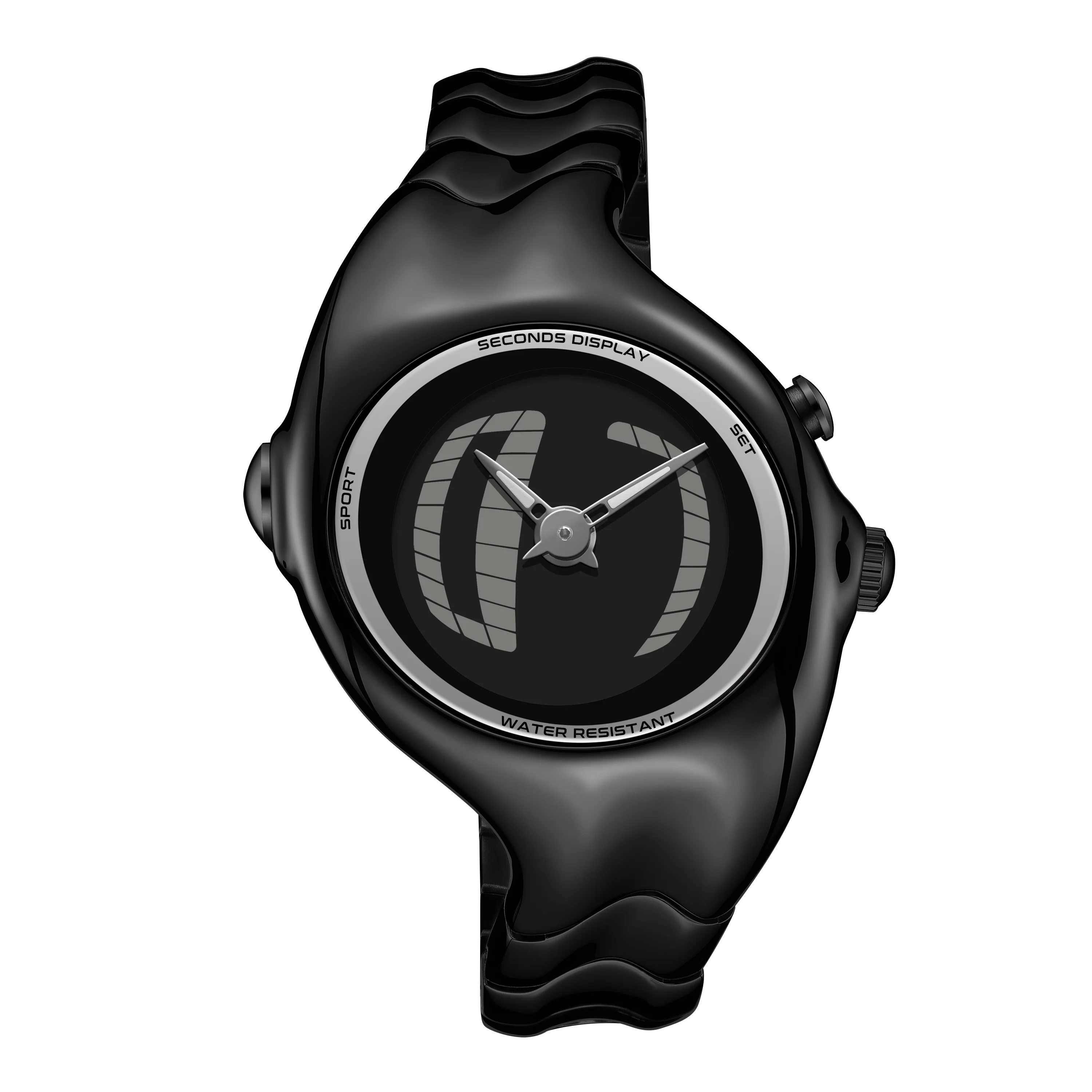 BENLYDESIGN GL570 Y2K レトロデジタル腕時計 メンズ ビッグティック