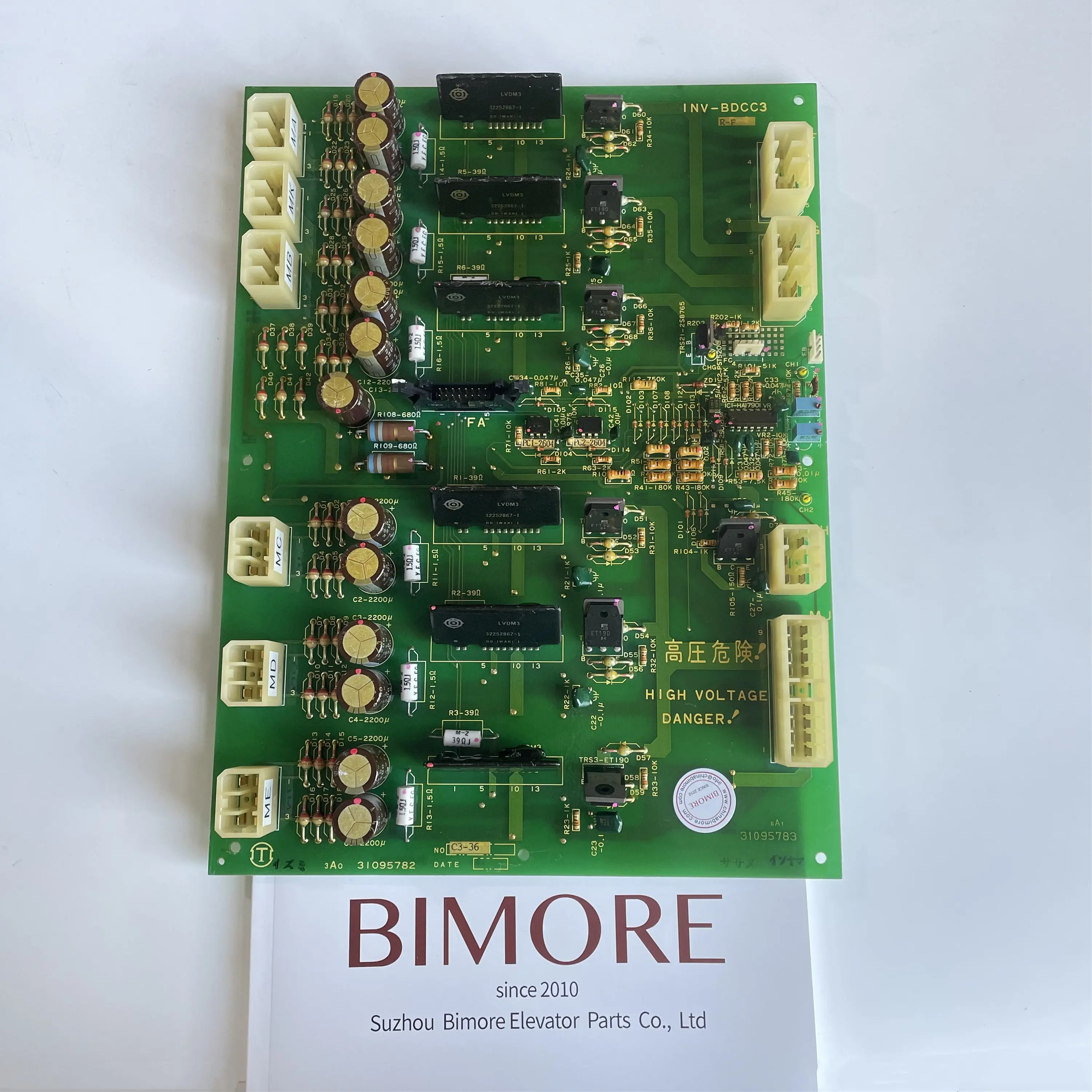 USED Elevator PCB INV-BDCC3 31095783 Elevator Drive Board Use for Hitachi