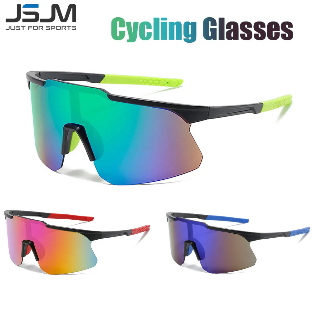 

JSJM 2022 New Outdoor Anti-Wind Cycling Sunglasses Eyewear Colorful Sports Sun Glasses Riding Bicycle Glasses Men Women UV400