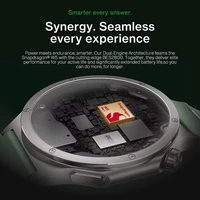 Montre connectée OnePlus Watch 4 originale avec boîtier en titane, écran AMOLED saphir LTPO de 1,5'', GPS double bande, batterie de 646 mAh, autonomie de 5 jours, Wear OS 6.0 2