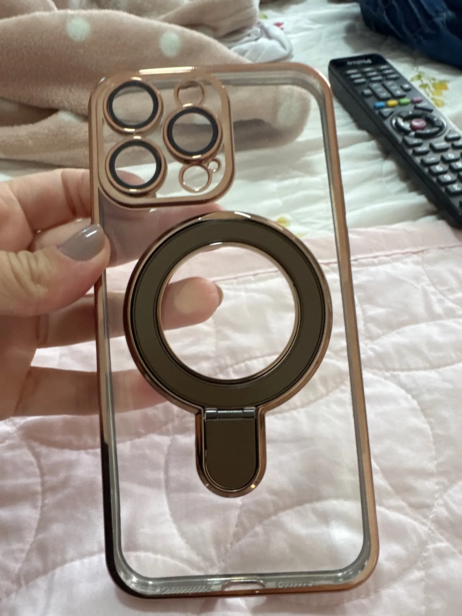 Luxury MagSafe Bracket Case for iPhone photo review