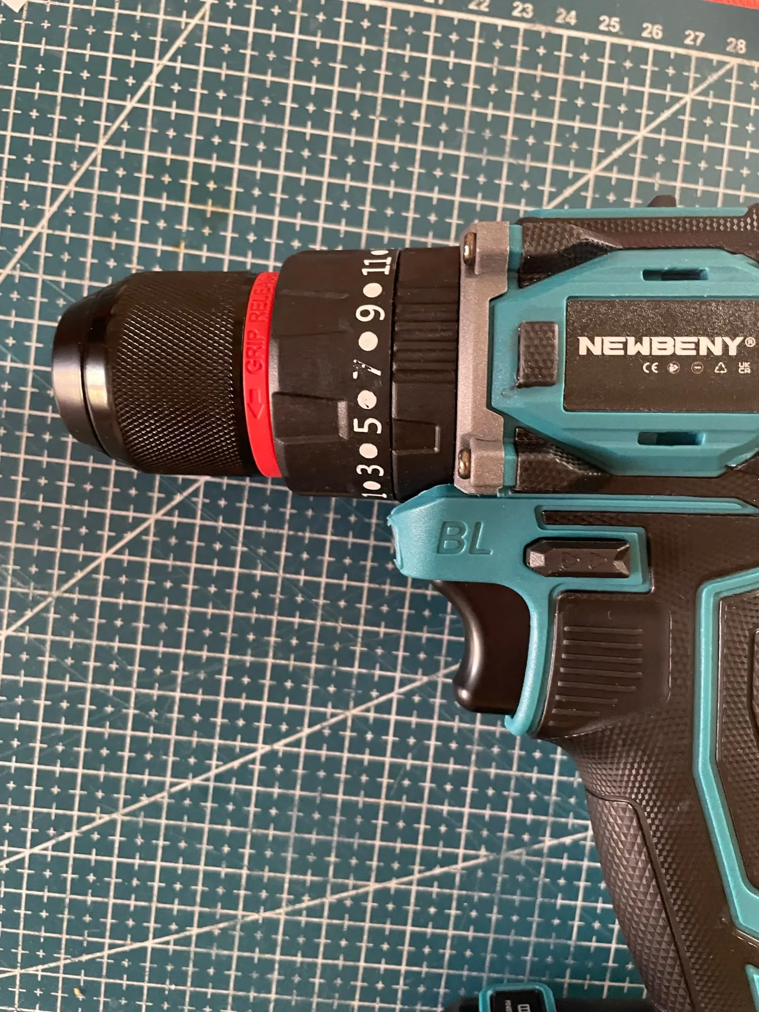 NEWBENY 80N.M 3-IN-1 Brushless Electric Drill Cordless 25+3 Torque Screwdriver Power Tools Set For Makita 18V Battery Pin photo review