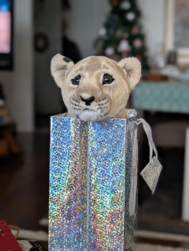 Cute Lion Tiger Leopard Plush Toy Pillow photo review