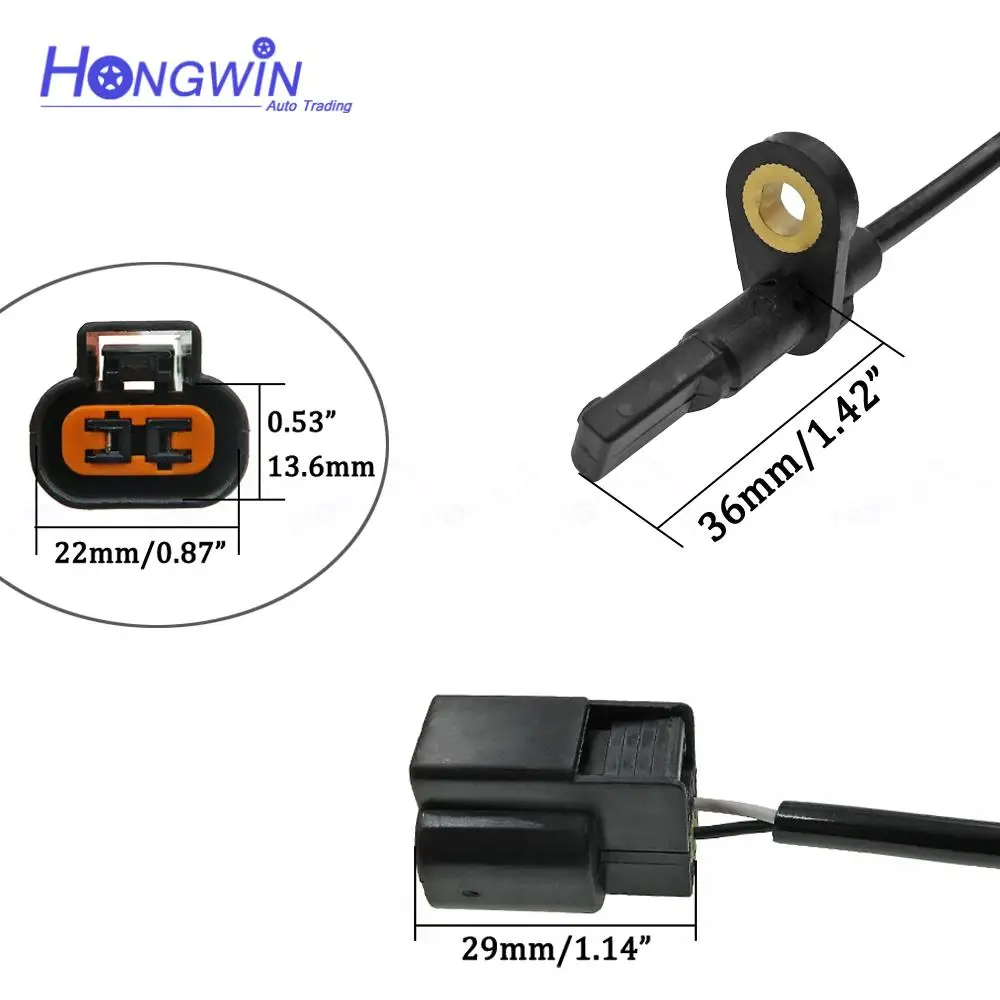 ABS Wheel Speed Rear Sensor Fits Mitsubishi Grandis 2DW 2.4L NA4W