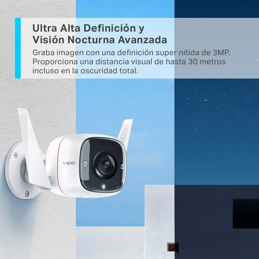 Tapo Caméra Surveillance Wifi Extérieur Tapo C310, 2K(3Mp), Étanche Ip66,  Vision Nocturne, Détection De Personne Et Alarme So[H117] - Cdiscount  Bricolage