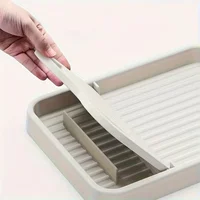 Kitchen Counter Spoon Rack - Pot Lid Rack and Spoon Rack - Multi-Purpose Small Tools to Keep the Countertop Clean - Silicone Rac 3