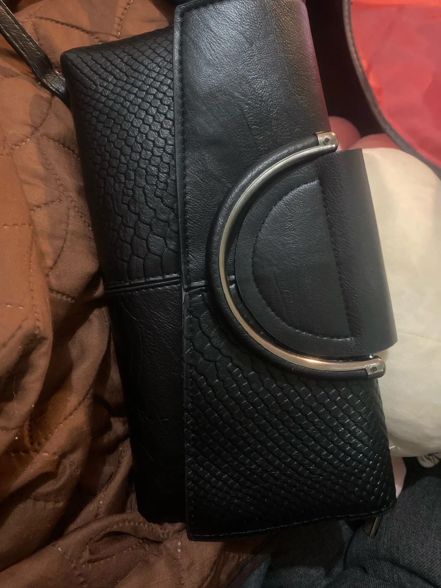 Soft PU Leather Handbag Women Luxury Purses photo review