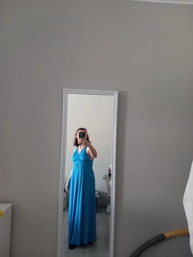 Fashion Multi-worn V-neck Vestidos De Fiesta Women Long Dress Sexy Strapped Lady Summer Maxi Dress photo review