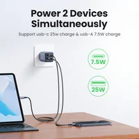 UGREEN GaN 35W Charger USB Charger PD3.0 QC3.0 Quick Charger For iPhone 17 16 15 Pro Samsung Xiaomi iPad Pro USB C Fast Charger - Image 3