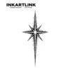 Eight-pointed star Temporary Tattoo,Lasts To 15 Days New Technology Magic Waterproof Semi Permanent Sticker. 3