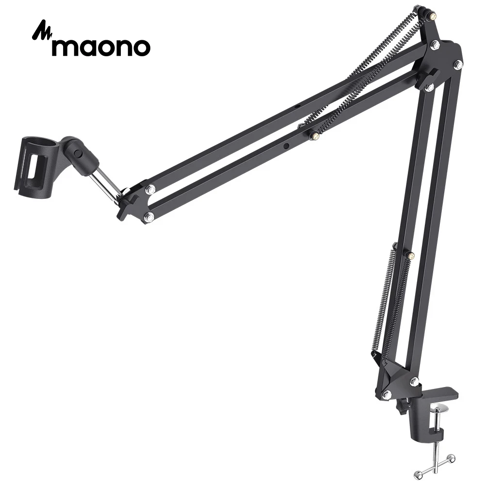 Suporte de Braço de Tesoura de Suspensão de Microfone Maono para Streaming Profissional de Podcast Youtube Microfone