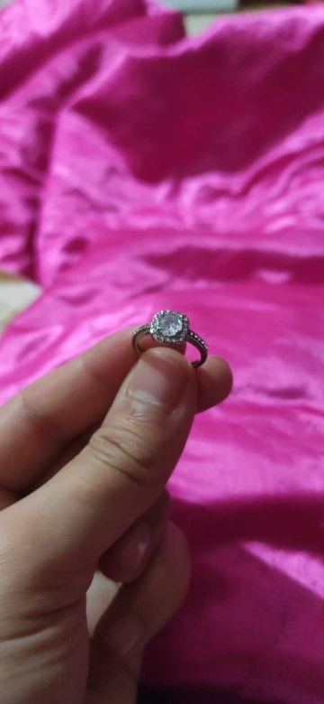 Classic Silver Color Wedding Rings photo review