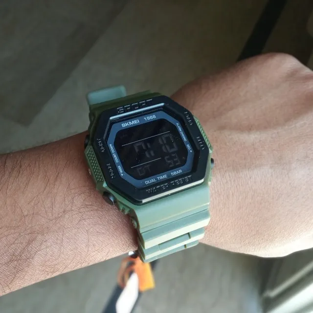 SKMEI 1988 Digital Sport Watch for Men - LED, Waterproof photo review