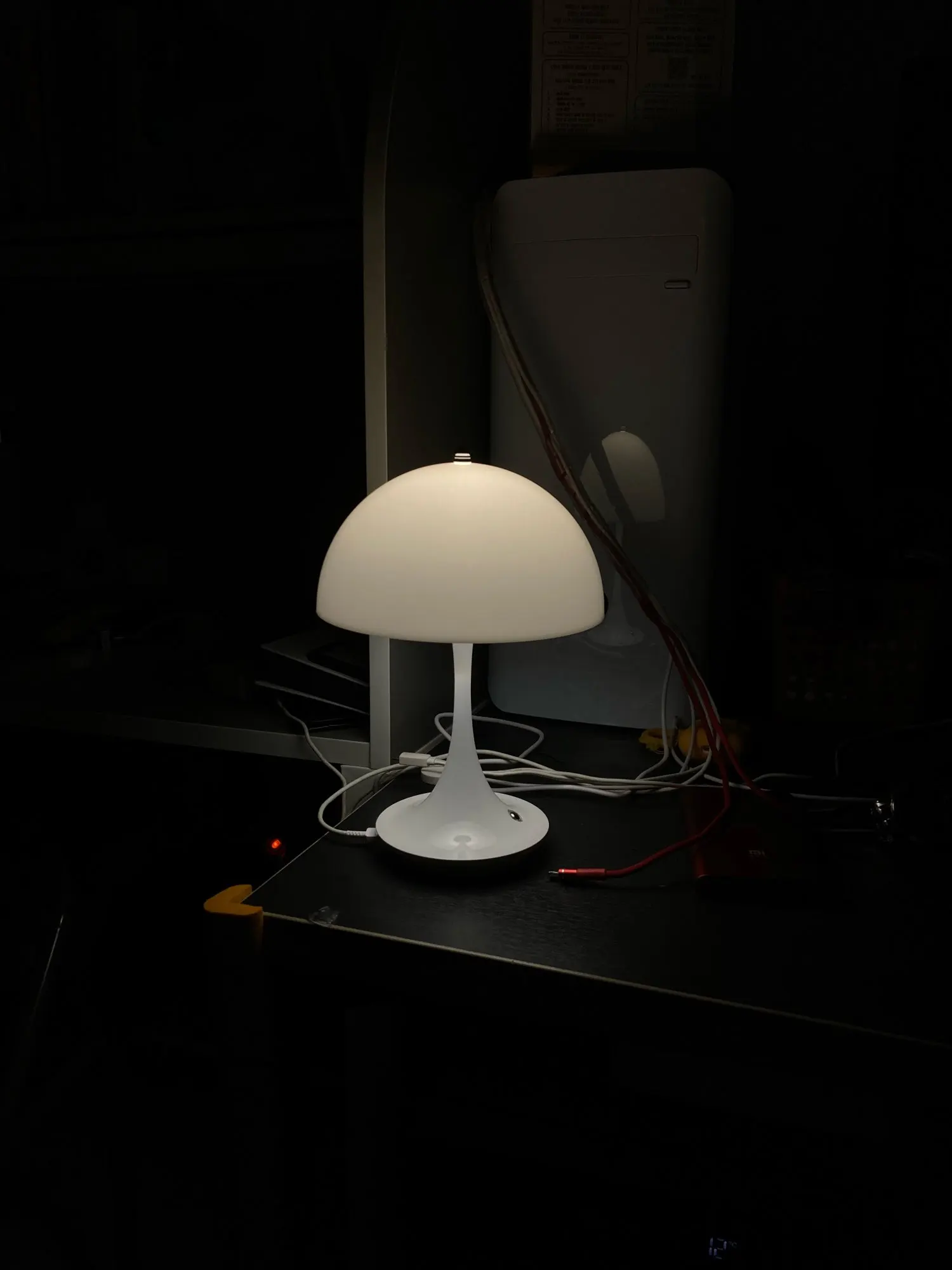 Dimmable LED Table Lamp Portable, USB Charging, Perfect for Bedroom Bedside Illumination photo review