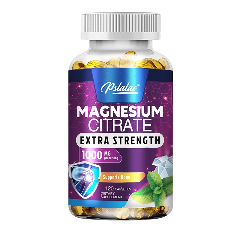 thumbnail image 1 of Citrato de magnesio 1000 mg: máxima absorción para la salud de músculos, nervios, huesos y corazón - 120 s, 1 of 5