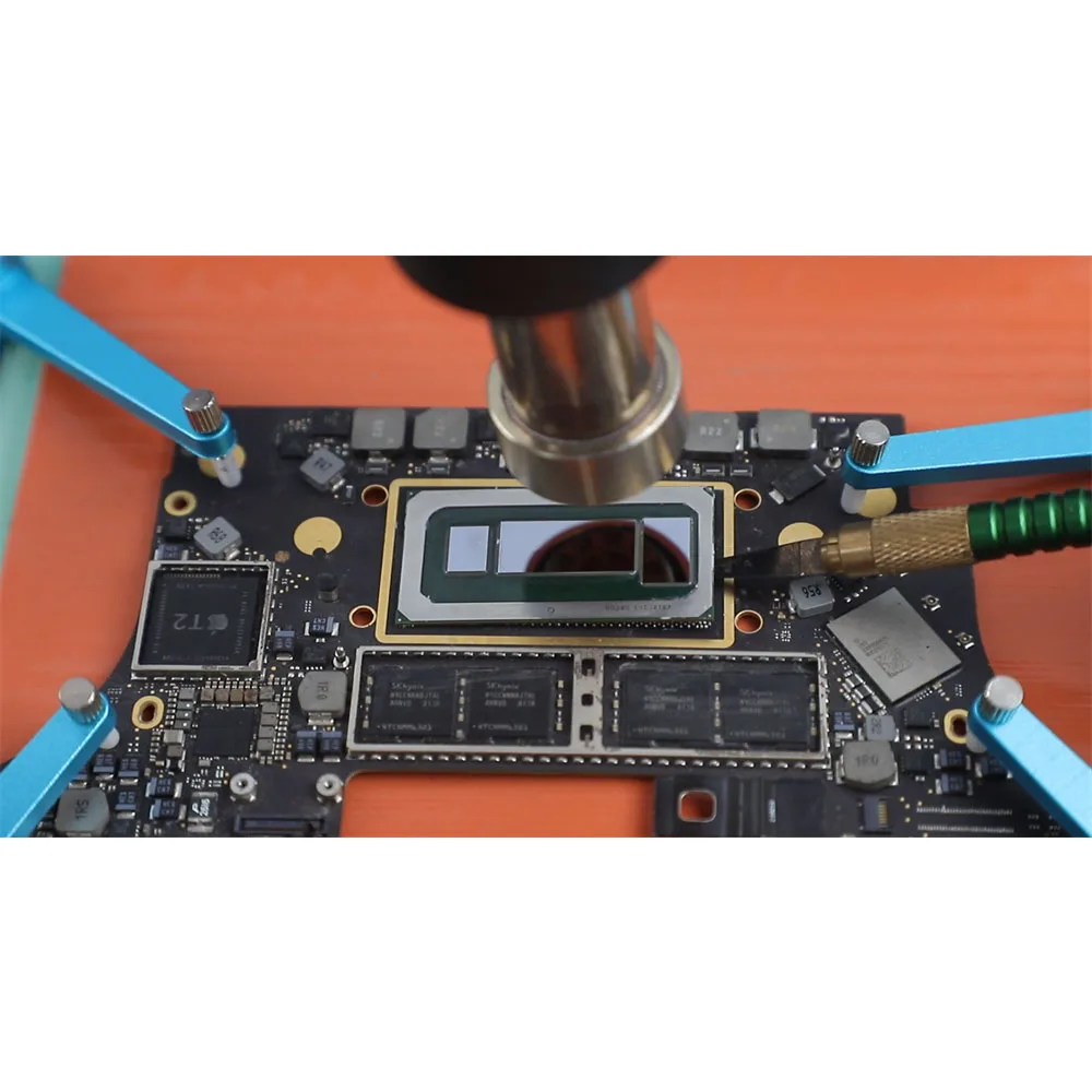 BAIYI 820D 열풍기 지능형 디지털 디스플레이 리워크 스테이션 (맥북, 휴대폰 메인보드, PCB, BGA 납땜/용접 수리용)