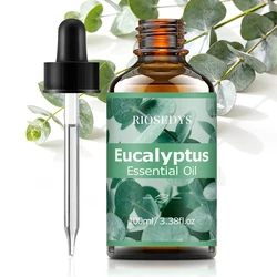 Eucalyptus Fresh Herbal Fragrance Oil for Diffusers, DIY Crafts & Aromatherapy (100ml EUCALYPTUS)
