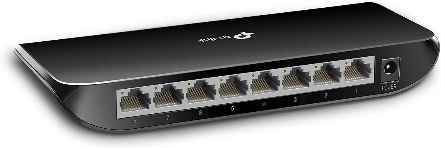 Tp-Link Tl-Sg1008D-Switch Di Rete Gigabit Con 8 Porte (10/100/1000Mbps, Senza Configurazione)