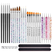 Nail Art Brush Set, Colorful Light Therapy Pen, Dual Tip Drill Pen, Nail Art Tools Pen, Precision Made 1