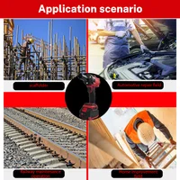 Clé électrique sans fil, tournevis sans balais, compatible avec la batterie Milwaukee M18, outil de service pour perceuse, réparation de voitures et de camions 6