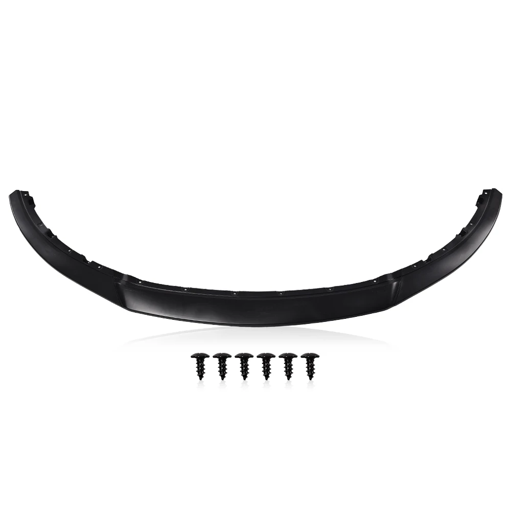 Front Bumper Spoiler Lip Chin Spoiler Body Kit Fit for 2013-2014 Ford Mustang Rp Style Abs Black Lower Splitter Protector Blade
