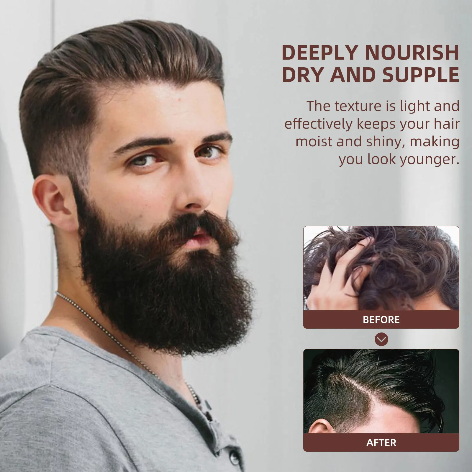 EELHOE Polygonum Hair Dye Cream Strengthening Hair Roots Nourishing Scalp Smoothing Promote Hair Health Growing Hair Dye Cream