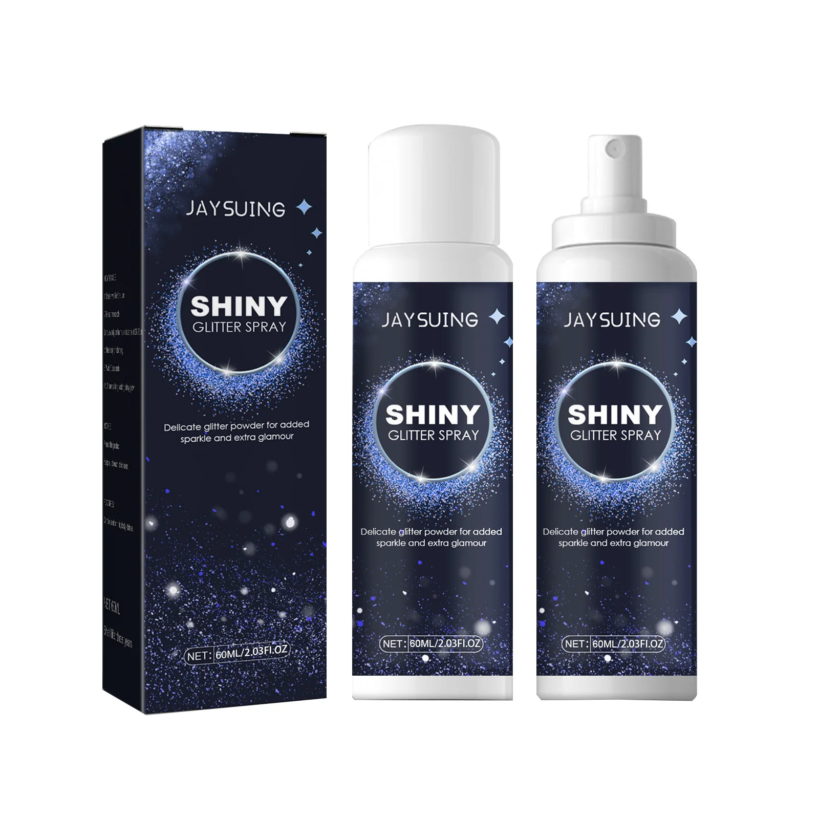 Highlighter Powder Spray Waterproof High Gloss Glitter Powder Long Lasting Brighten Sparkle Shimmer Party Shiny Glitter Spray 2