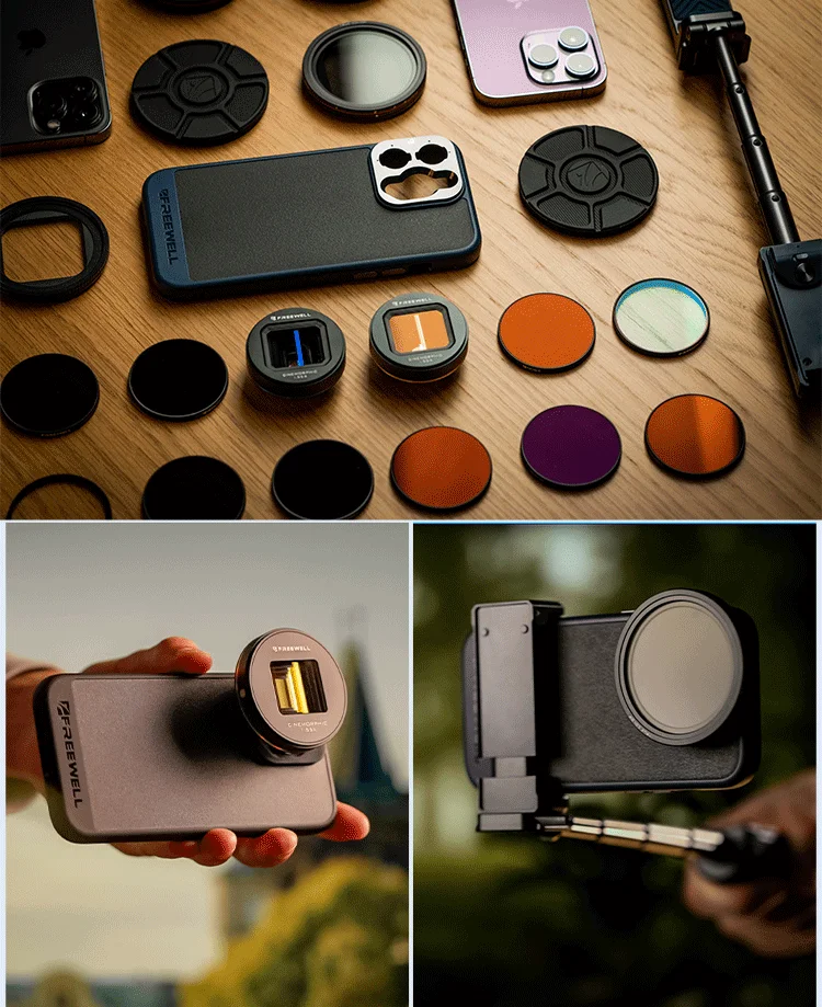 Freewell Sherpa F-Mount Phone Case Compatible iPhone 14/15 Pro & Pro Max Support