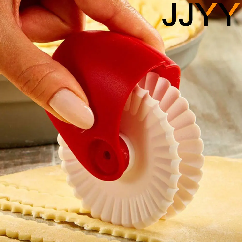 Baking Tool Dough Cutter Baking Accessories JJYY 2 TYPE Baking Tools Kitchen Pastry Cutting Wheel Curling Wheel Manual Noodle Cutter Creative Kitchen Gadget