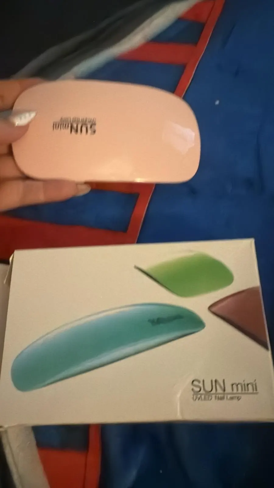 Mini UV LED Nail Lamp 6 LED Gel Nail Polish Dryer Convenient USB Interface Folding Design Manicure UV Curing Light photo review