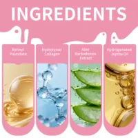Crème raffermissante pour l'abdomen |     Riche en collagène et en acide hyaluronique, hydratant et nourrissant, utilisé pour raffermir et lisser la peau beige clair, crème raffermissante beige clair pour le corps 2,11 oz/60 g. 3