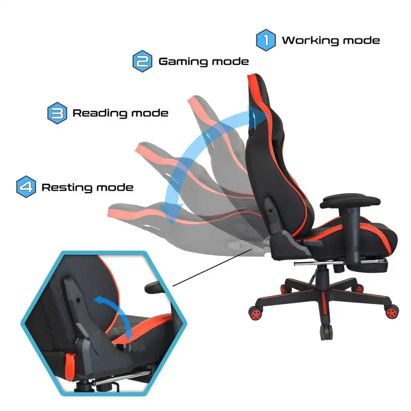 Computer Chair Adjuster Multi Angle Gaming Seat Replacement Part Chair Backrest Angle Adjuster for Gaming Armchair Recliner Acce - Image 4