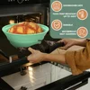 Silicone Bread Basket Baking Dessert Oval Dough Bread Proofing Baskets Collapsible Storage Fermentation Sourdough Basket Kitchen 5