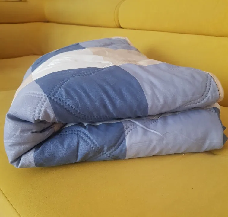 Factory price Silk Blanket Silky Cooling Thin Quilt Summer Blanket Can machine-wash Single/Queen/King Size photo review