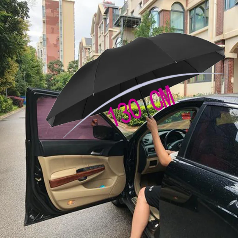 Large Windproof Folding Umbrella Women's Men's Luxury Sunshade Business Umbrella Parasol Gift 10Rib Men's Large Parasol