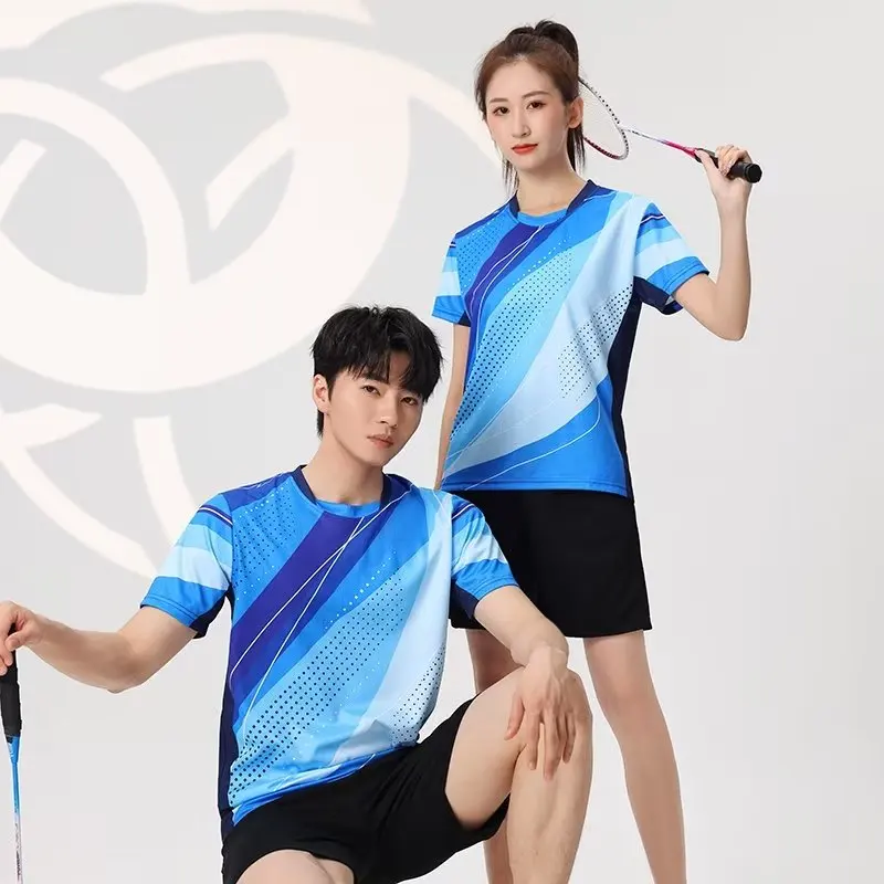 Couple Table Tennis Oufits Kids Suits Volleyball Running Pingpong Outdoor Indoor Sportwear Sets Quick Dry