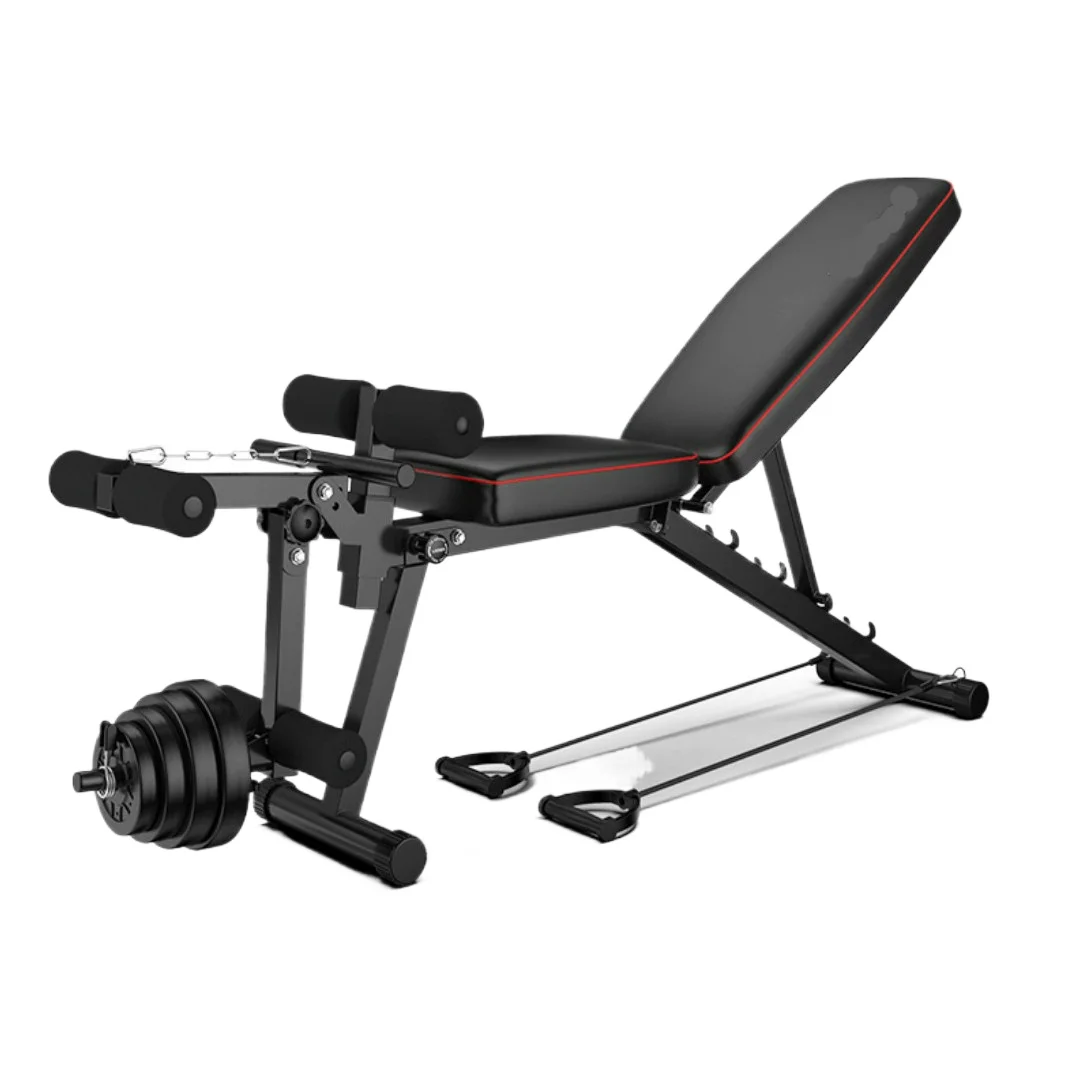 Banc de musculation multifonctionnel – Banc d'haltères réglable pour salle de sport à domicile, livraison gratuite depuis l'espagne