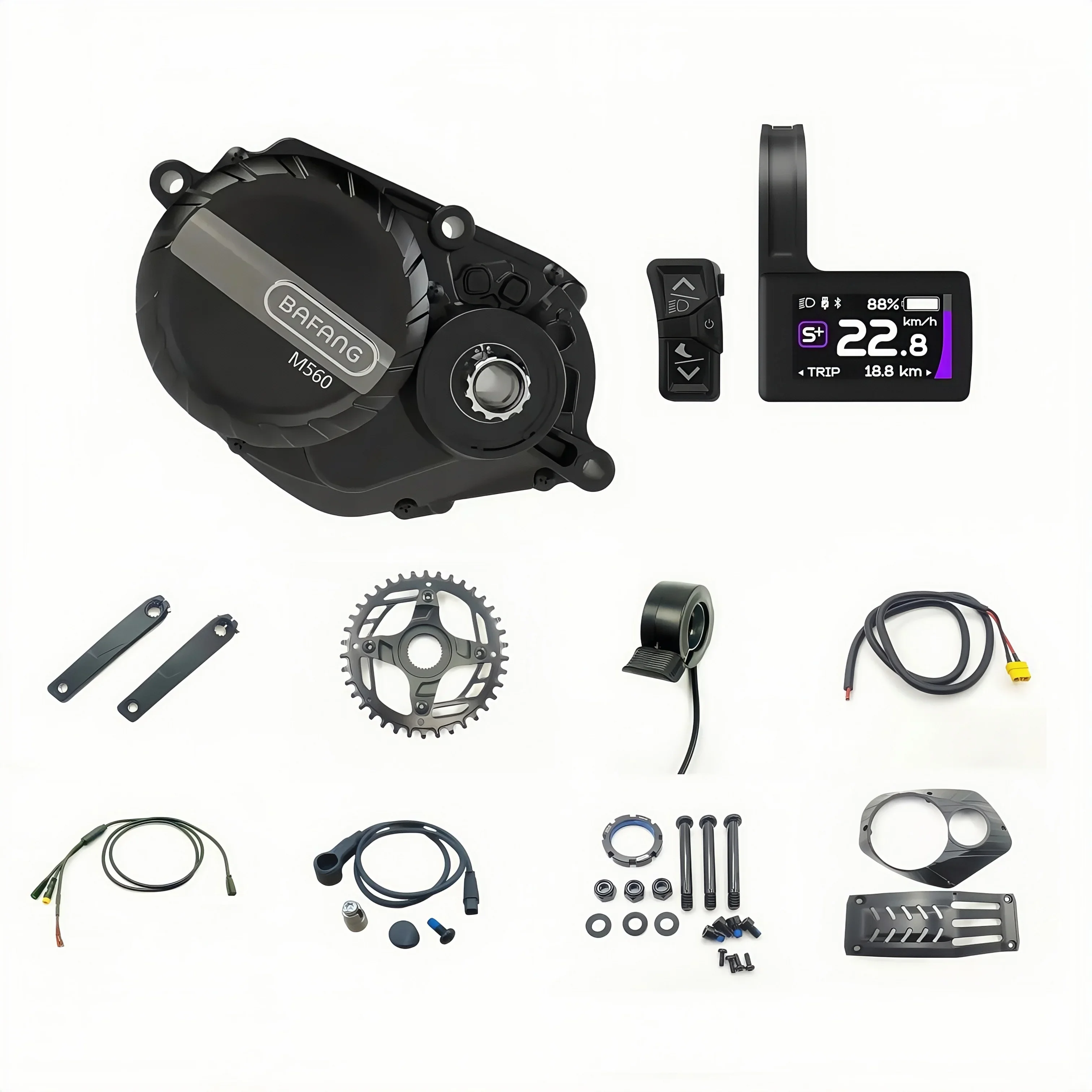 바팡 M560 G5300 48V 500W 48V 750 전기화물 자전거용 미드 드라이브 모..