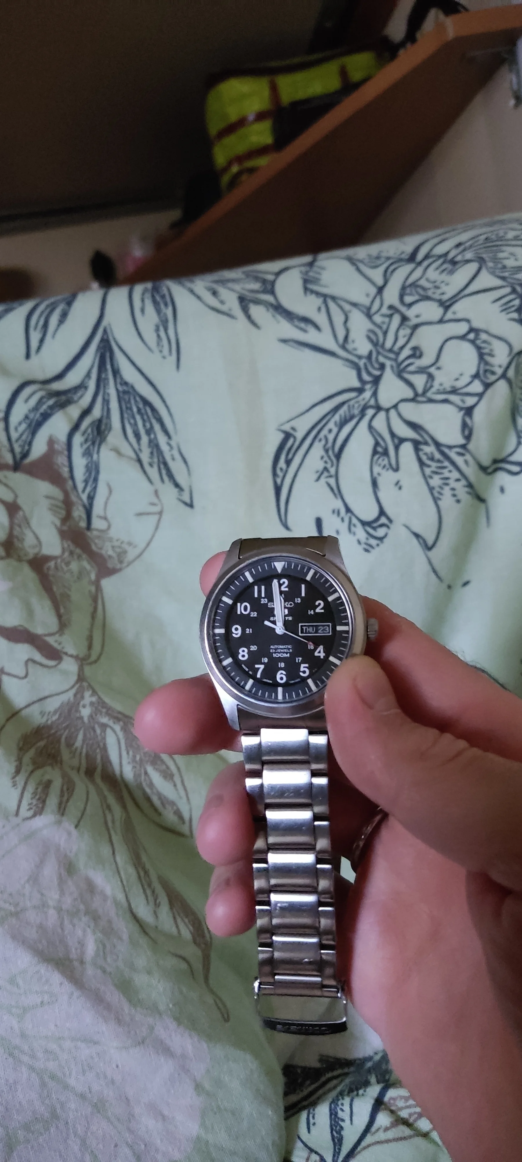 seiko watch men 5 automatic watch Luxury Brand Waterproof Sport Wrist Watch Date mens watches diving watch relogio masculin SNZG photo review