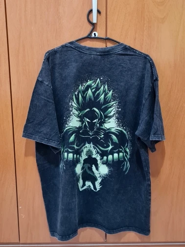 Dragon Ball Z T-Shirt – Saiyan Warriors Design | Cotton Oversized Tee with Classic DBZ Logo