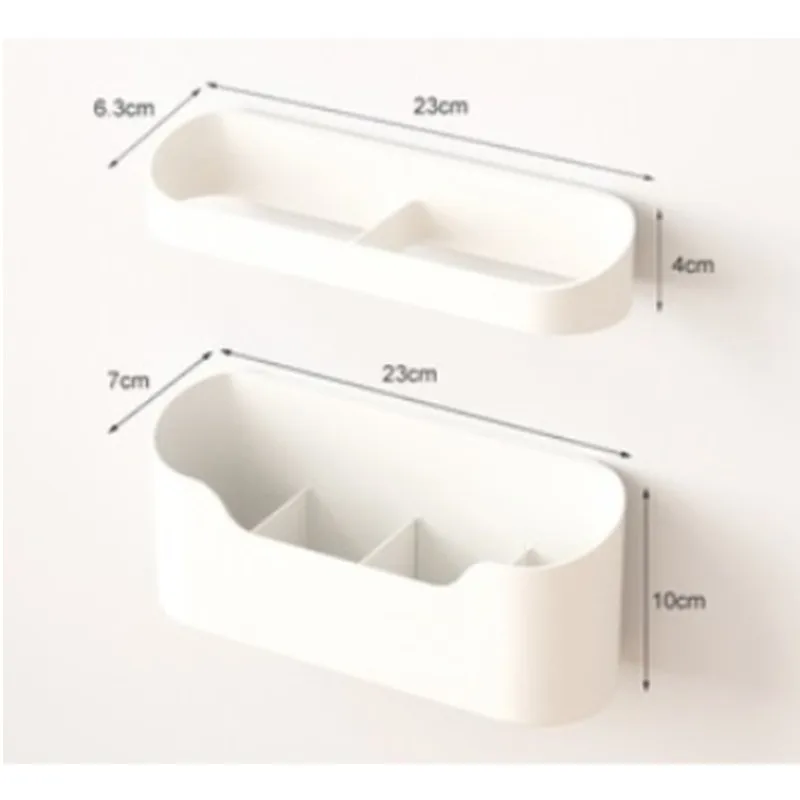 Japanese Wall Mounted Umbrella Punchfree Holder Shelf White Standing Storage Rack Home Office Organizer Indoor Water Drainer 1PC umbrella holder umbrella storage rack