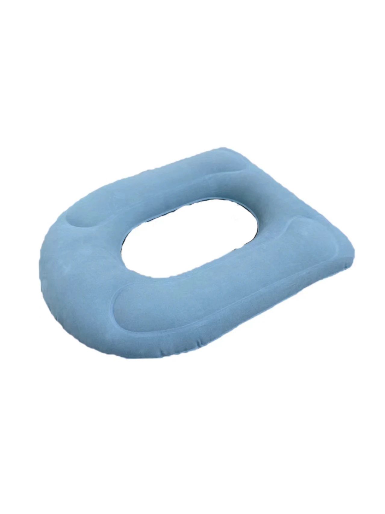 PVC 팽창식 시뮬레이션 변기 시트 모델, PVC 팽창식 변기 시트, 4 개의 강력한 흡입 컵, 팽창식 변기 시트