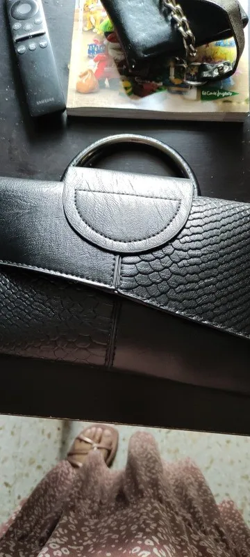 Soft PU Leather Handbag Women Luxury Purses photo review