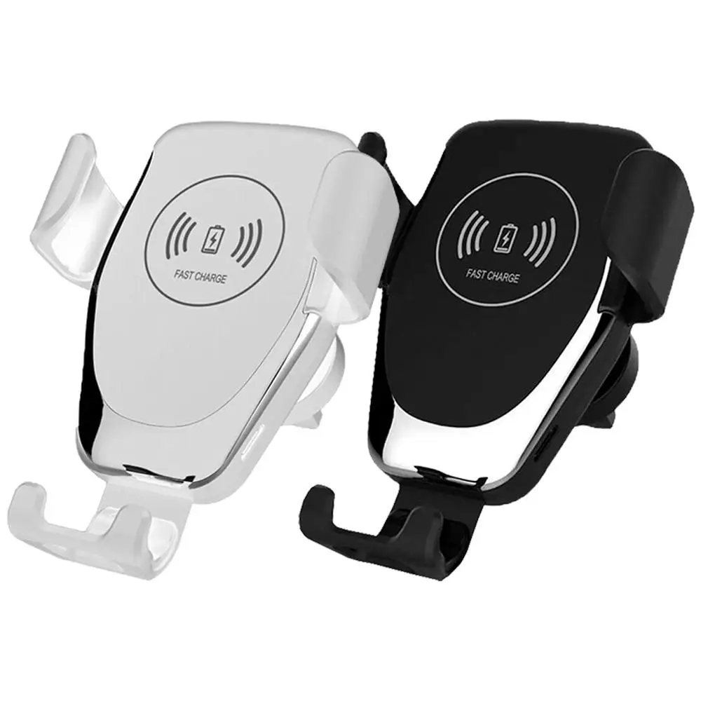 Cargador Inalámbrico De Automóvil, MXHCC, DC 9V, 1A, Inalámbrico, Blanco, Cable USB Incluido., Soporte Cargador