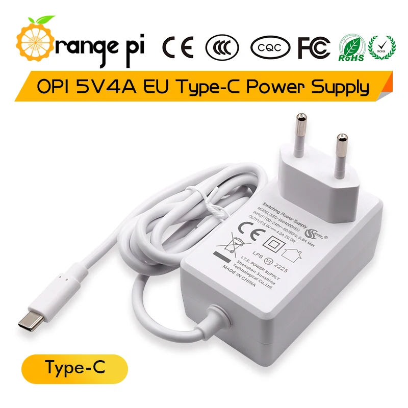 Orange Pi-4 LTS + Ż ̽ + Ÿ-C 5V4A   ġ 4G16G RK3399 ̱  ǻ , ȵ̵, ,  OS ̴ PC