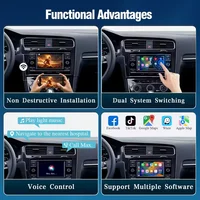 Wireless Carplay Android Auto Module For Volkswagen VW Tiguan Passat Golf 6 POLO Skoda RNS510 Series BT Mirror Link GPS Decoder 4