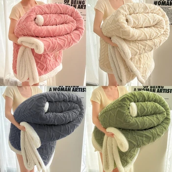 Jacquard Sherpa Weighted Blanket 3KG 1
