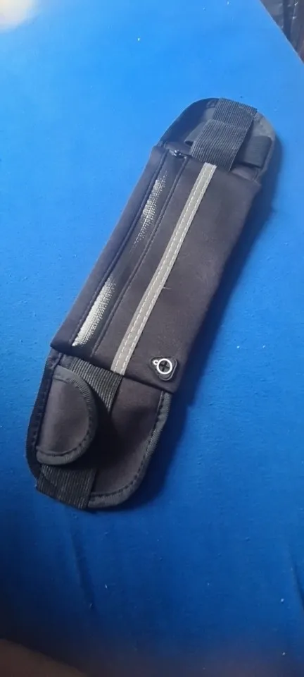 Pochete Esportiva cintura Preta porta celular garrafa utensílios para Corrida Preta photo review