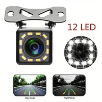 Caméra de recul de voiture grand Angle 12LED, caméra de recul, Vision nocturne, moniteur de stationnement automatique de recul, vidéo HD étanche CCD 5